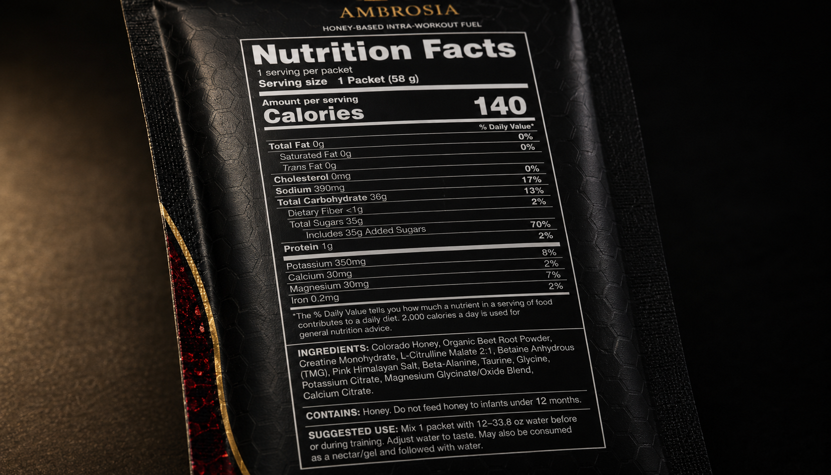 Mixing Ambrosia Fuel in the gym